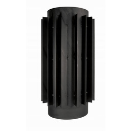 Radiator Stalowy Żaroodporny Do Kominka Rura Żebrowana 180