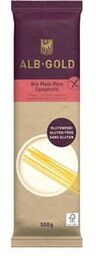 MAKARON KUKURYDZIANO-RYŻOWY SPAGHETTI BEZGLUTENOWY BIO 500G ALB-GOLD
