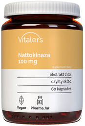 Suplement diety, Vitaler''s Nattokinase (Nattokinaza) 100 mg, 60