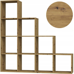 Regał Komorowy Schodkowy Na Książki RS-40 Artisan