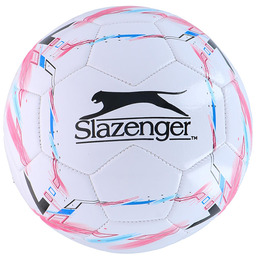 Piłka do piłki nożnej r. 5 biały/różowe