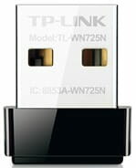 TP-Link TL-WN725N Adapter WiFi USB N150, 2,4GHz