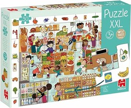 Goula Puzzle XXL - Dzień na rynku -