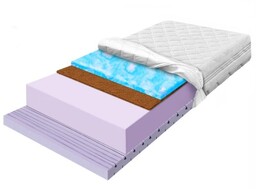Materac 160x200 kokosowy wysoko sprężysty i miękka marshmalo