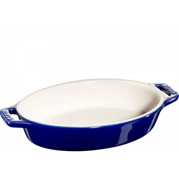 Staub Owalny Półmisek Ceramiczny 400 Ml, Niebieski Cooking