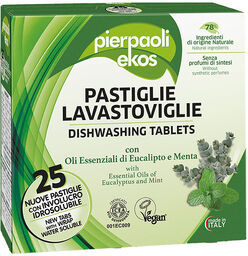 Pierpaoli Ekos, tabletki do zmywarki, ekologiczne, 25 sztuk