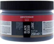 Talens Amsterdam Gesso grunt akryl 250ml Black
