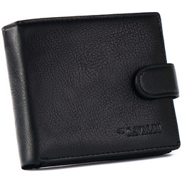 Portfel męski Cavaldi [DH] M621L-PU-6816 BLACK czarny