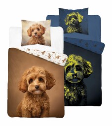 Detexpol Pościel świecąca w ciemności 140x200 Rudy Piesek