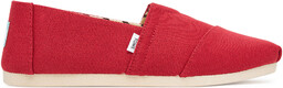 Półbuty Toms Alpargata 10017665 Czerwony