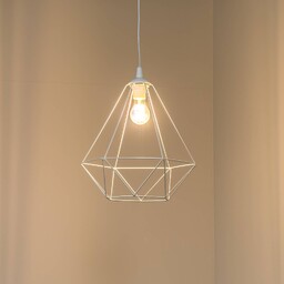 Eko-Light Żyrandol Basket, biały, 1-punktowy