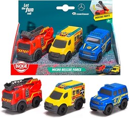 Dickie Toys 203712029 SOS Mercedes-Benz pojazdy ratunkowe, 3