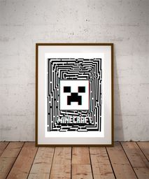 Maze Gaze Minecraft - plakat 3D Wymiar