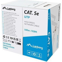 Lanberg kabel LAN UTP kat.5E 100m drut CU