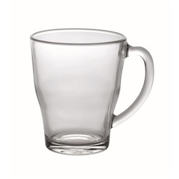 Szklanka z uchem COSY, 0,35L, transparentny, 6 szt.,