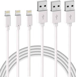 Kabel Ładowarka Lightning Do Apple 2m 3 Sztuki
