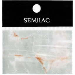 Semilac 10 Nail transfer foil Grey Marble