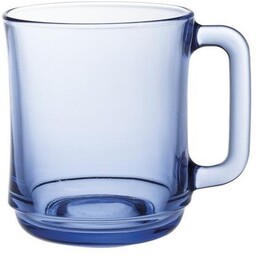 Szklanka z uchem LYS Marine 310 ml niebieska