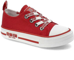 Big Star Czerwone Trampki Dziecięce Wsuwane Buty