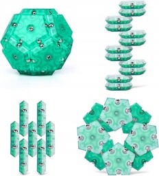Kostka magnetyczna pentagon kulki magnetyczne