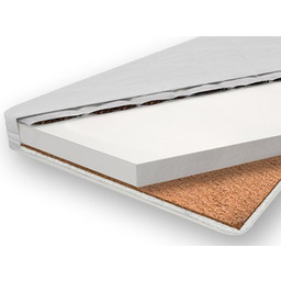 Materac Kokos-pianka-gryka rozmiar 120x60 Baby Boo