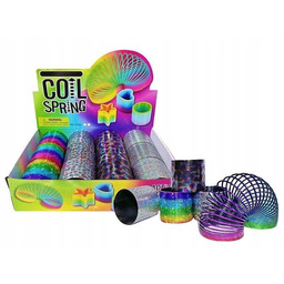 Sprężyna Tęczowa Metaliczna (12Szt), Adar, zabawka sensoryczna