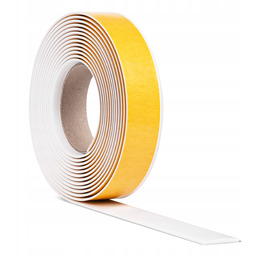 Listwa progowa-dylatacyjna, samoprzylepna, biała, 50mm, 5m