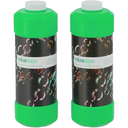 Relaxdays Butelka do napełniania baniek mydlanych, zestaw 2