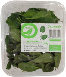 Warzywa Auchan - Szpinak