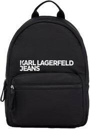 KARL LAGERFELD JEANS Essential nylonowy plecak, czarny, KARL