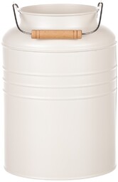 Metalowy wazon Pail kremowy, 13 x 18 x