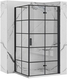 Rea Kabina prysznicowa Rea Molier Black 100x80