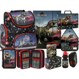 8W1 Szkolny Tornister Dinozaur Dinozaury Derform
