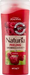 Joanna Naturia Body, peeling myjący z maliną, drobnoziarnisty,