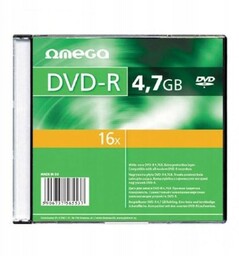 DVD-R 4,7GB X16 OMEGA SLIM 56818 /OMD16S/