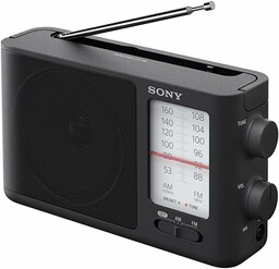 Sony Icf 506 Radio, Plastik, Czarny, 22.4 x