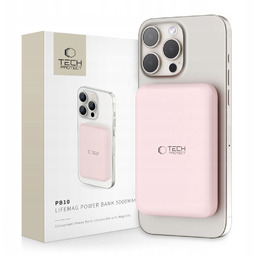 Powerbank Tech-Protect 5000 mAh różowy