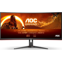 Monitor Gamingowy Aoc CU34G2XE/BK 3440 x 1440 (uwqhd)