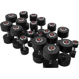 HANTLA HANTEL 5KG ŻELIWNA GUMOWANA STAŁA