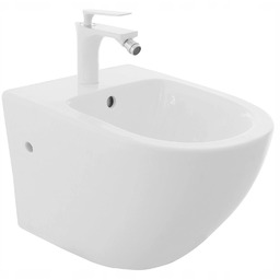 Bidet Podwieszany Owalny Rea Carlo Mini Biały