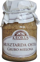 Musztarda OSTRA GRUBO MIELONA 180 g Krokus