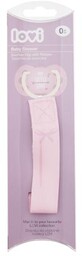 LOVI Baby Shower Soother Clip With Ribbon Girl