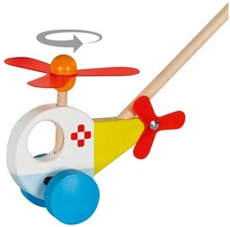 Helikopter z obrotowym śmigłem Zabawka do pchania Goki