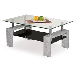 Ława szklana transparentny / szklany mat 100 x