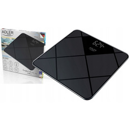 Waga Łazienkowa Ad 8169 180 kg, Szkło Hartowane,