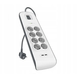 Listwa antyprzepięciowa Belkin BSV804CA2M 8 gniazd 2x Usb-a