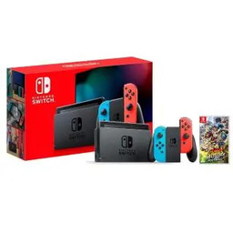 Nintendo Switch Joy-Con v2 Czerwono-niebieski + Mario Strikers