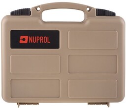 Walizka na pistolet Nuprol pistol case - tan