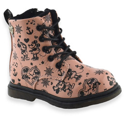 Ocieplane trapery dla dziewczynki błyszcząca eko skóra Wojtyłko