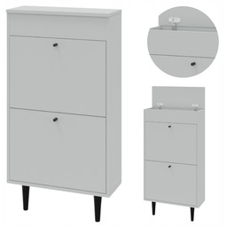 Szafka na buty Dotti 521 szara komoda